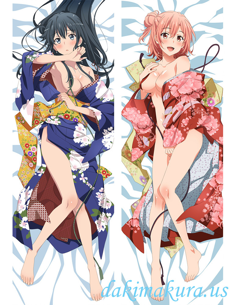 Yukino Yukinoshita and Yui Yuigahama Yahari Ore no Seishun Love Comedy wa Machigatteiru Anime Dakimakura Body Pillow Cover